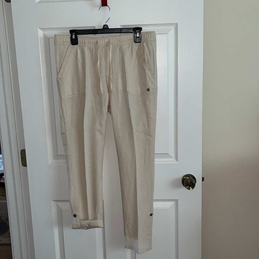 New, elastic waist, drawstring, summer beach pants